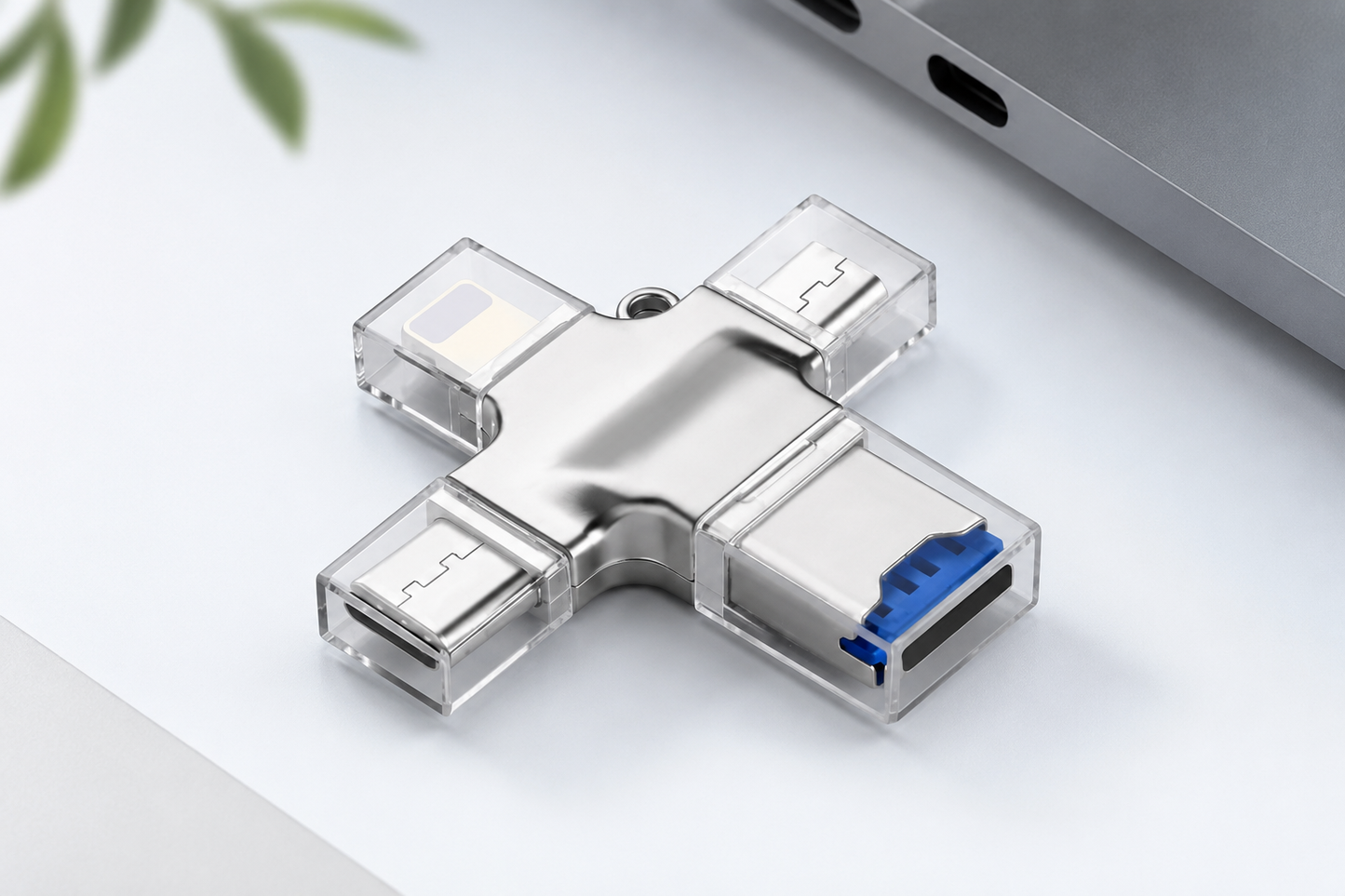 4-in-1 USB Memory Card Reader